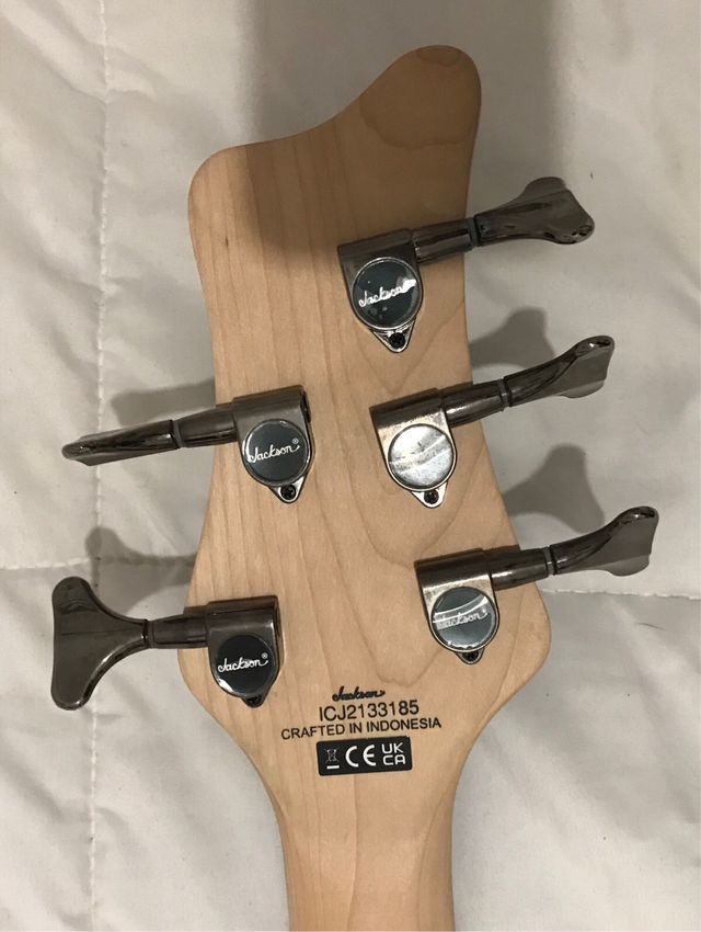 Bajo Jackson 5 cuerdas azul