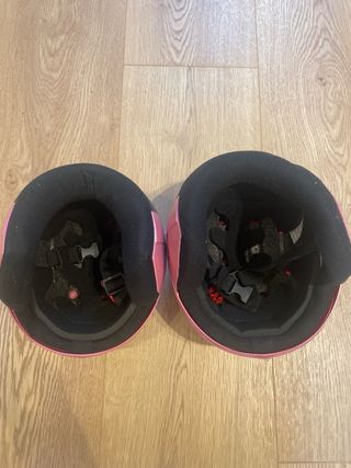 2 caschi da sci rosa Wed'ze per bambina