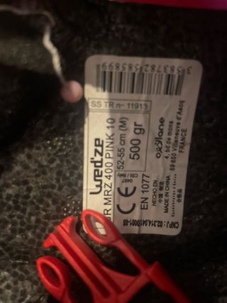 2 caschi da sci rosa Wed'ze per bambina