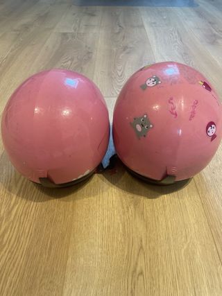 2 caschi da sci rosa Wed'ze per bambina