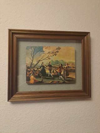 Cuadro antiguo danzantes