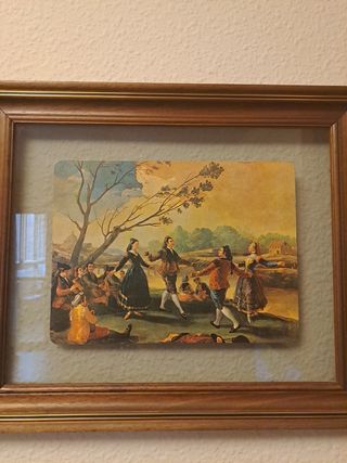 Cuadro antiguo danzantes