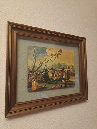 Cuadro antiguo danzantes