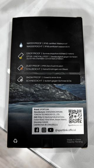 Funda móvil waterproof Sportlink iPhone 13 Pro