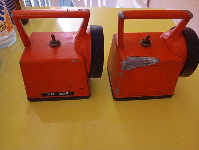 2 Linternas Ferroviarias Antiguas