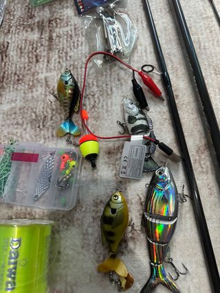 Barco pesca RC + accesorios