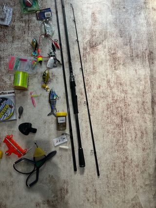 Barco pesca RC + accesorios