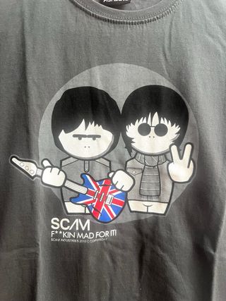 Camiseta Oasis SCAM gris talla XS