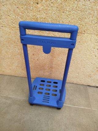 Carrito transporte azul
