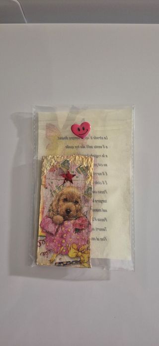 Calamita frigo vintage cucciolo Handmade 