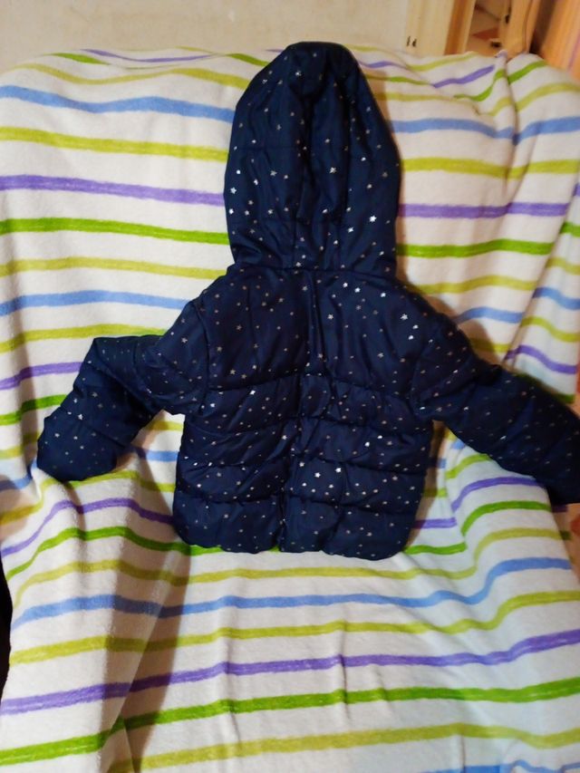 Chaquetón niña estrellas 7-8 años