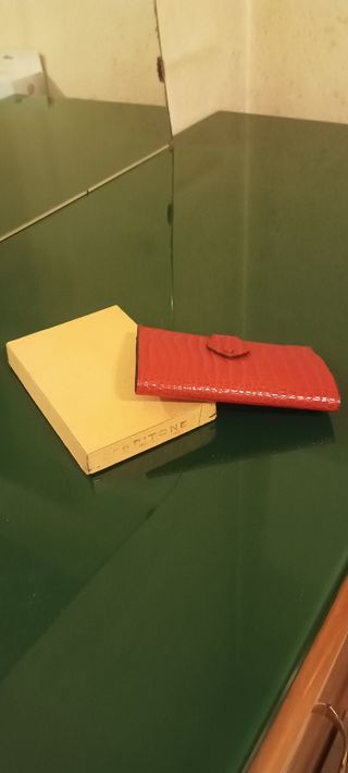 Portafoglio Pitone rosso