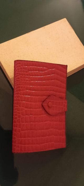 Portafoglio Pitone rosso