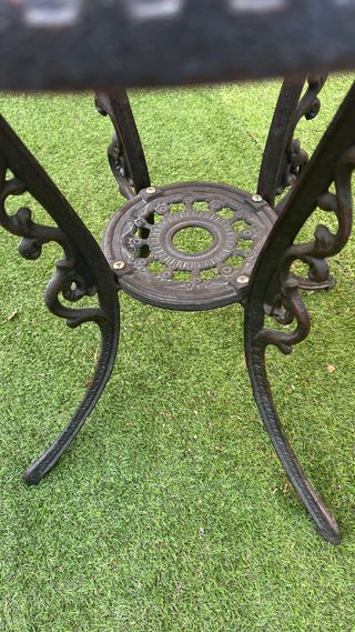 Mesa redonda hierro jardín - 60cm