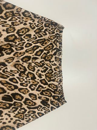 Falda larga animal print 