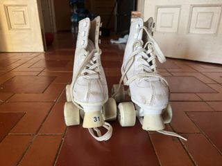 Patines Schoool blancos, talla Chica