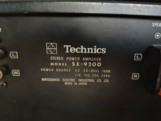 Technics SE-9200 & SU-9200: Previo & Etapa