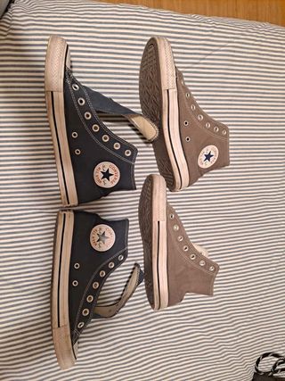 Converse altas - Marrón y Azul