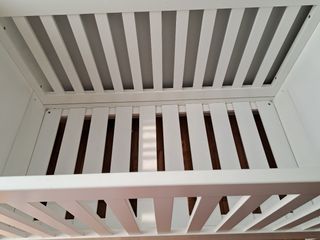 Culla per bambini 140x70 - Bianca + materasso Baby Keeper