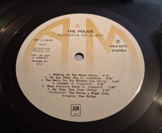 LP de The Police: "Reggatta De Blanc" (1979)