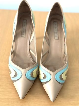 Zapatos Pura López 39 beige/amarillo