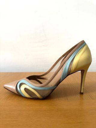 Zapatos Pura López 39 beige/amarillo
