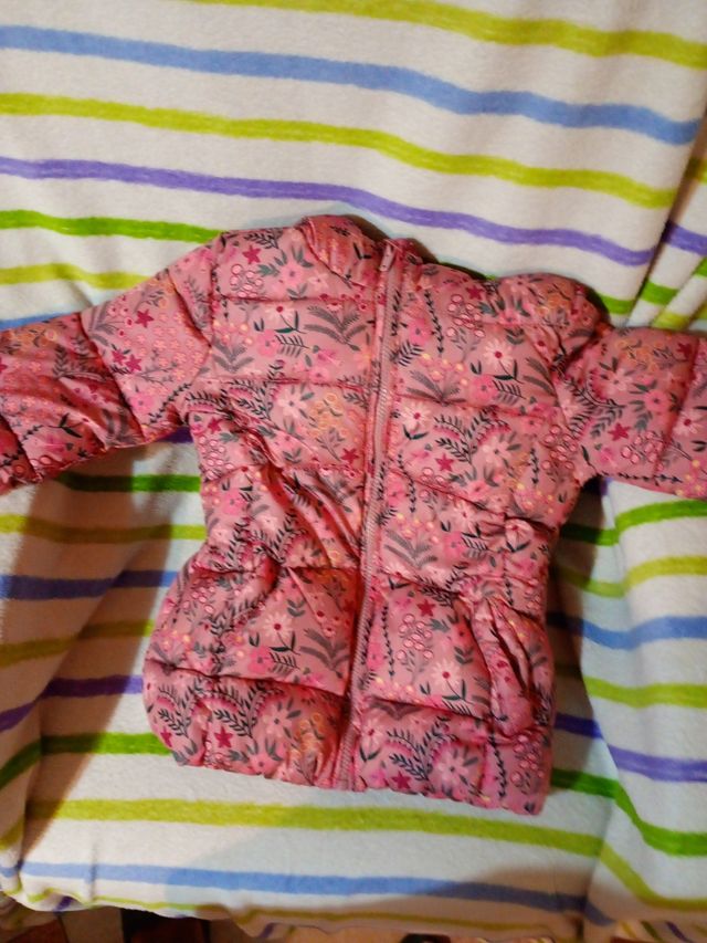 Chaquetón niña rosa 7-8 años