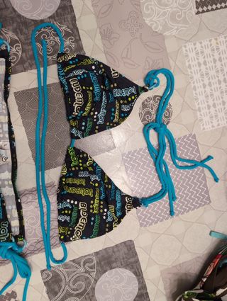 Bikini Bluedemon - Azul y Negro