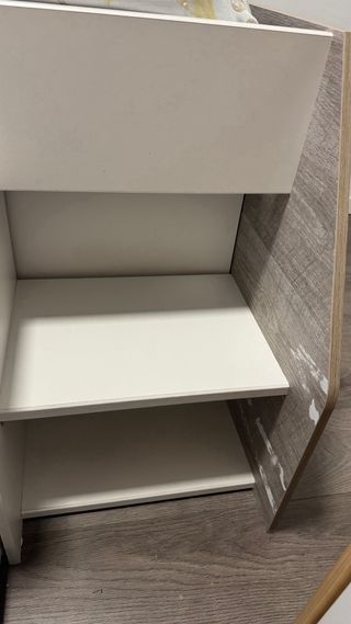 Cama nido infantil con escritorio
