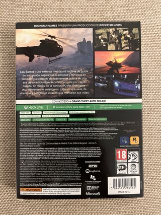GTA V Edicion Especial Xbox 360 PAL