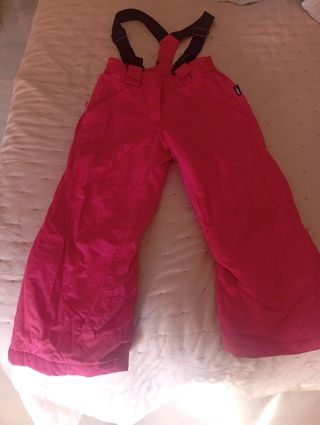 Ropa para nieve niñas gemelas y adultos.