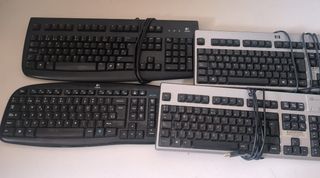 Teclado y Ratón, 10€ cada pack.
