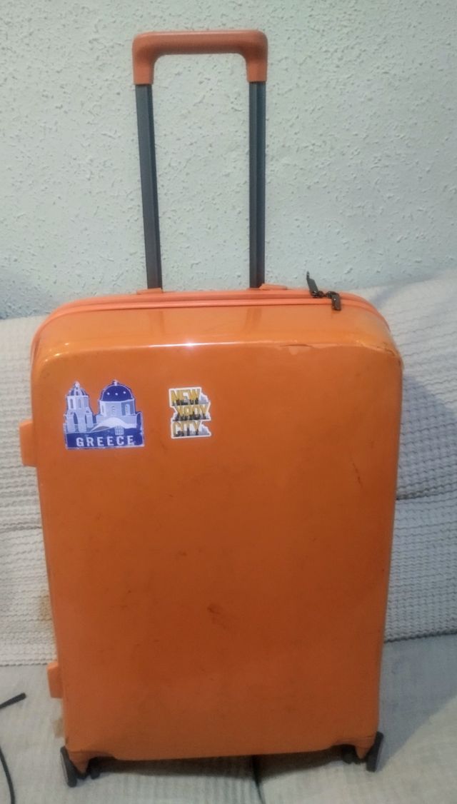 Maleta naranja Emidio Tucci