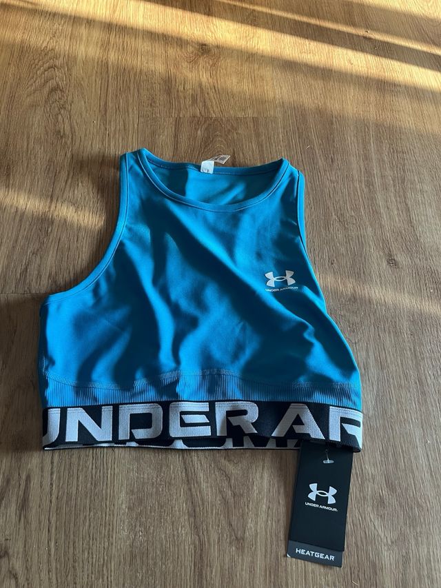 Top deportivo Under Armour azul - Talla S