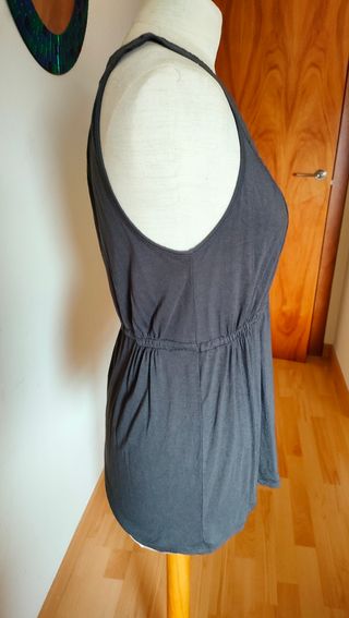 Camiseta gris Springfield - Tirantes