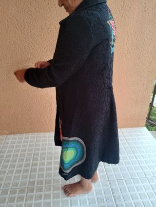 Abrigo Desigual negro - Talla L