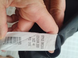 Abrigo Desigual negro - Talla L
