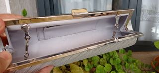 Bolso fiesta plateado