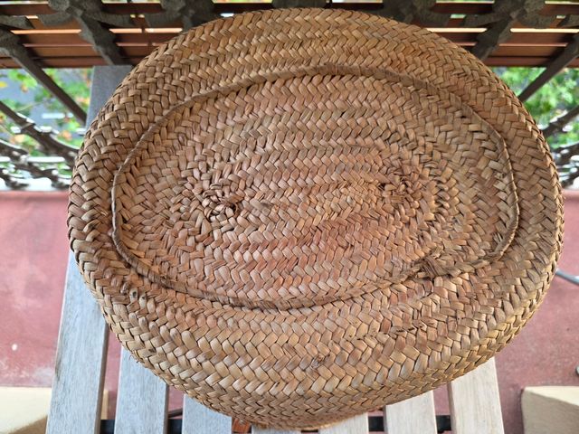 Cesta esparto cuero - Bolso playa