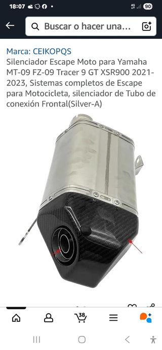 Escape Yamaha sin estrenar vale para mucho modelo 