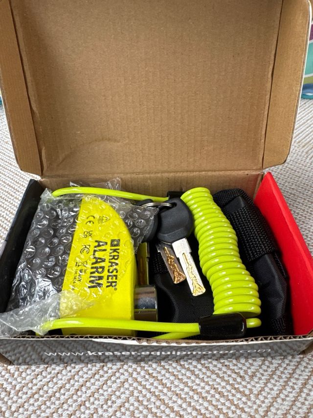 Lucchetto a disco di allarme KRASER WA6Y