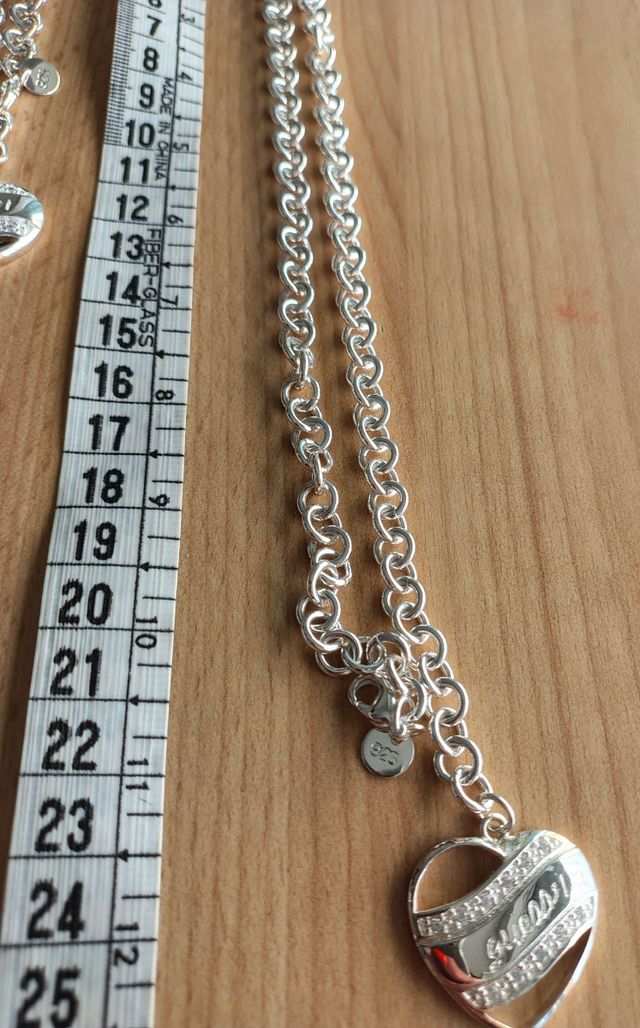 Collana e braccialetto  argento