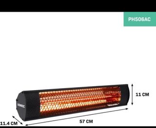 Stufa riscaldante a infrarossi 2000W da esterno