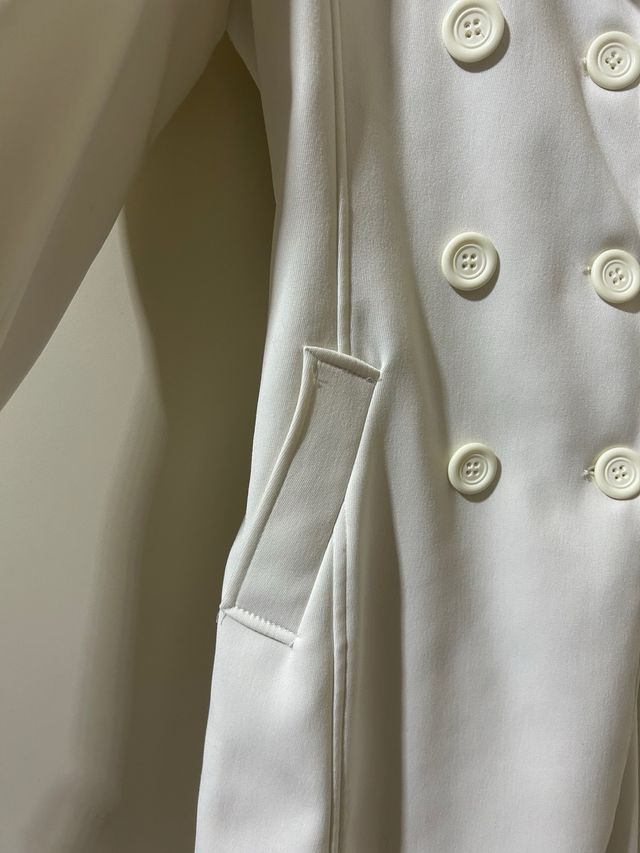 Cappotto bianco invernale