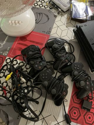 Lote Funcionando 5 Consolas Playstation 2