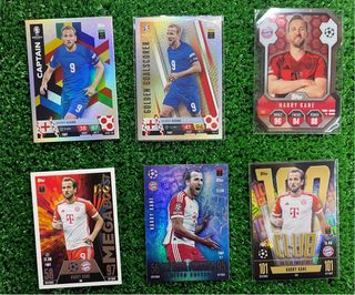 6 Cromos Harry Kane: ¡Colección TOPPS!