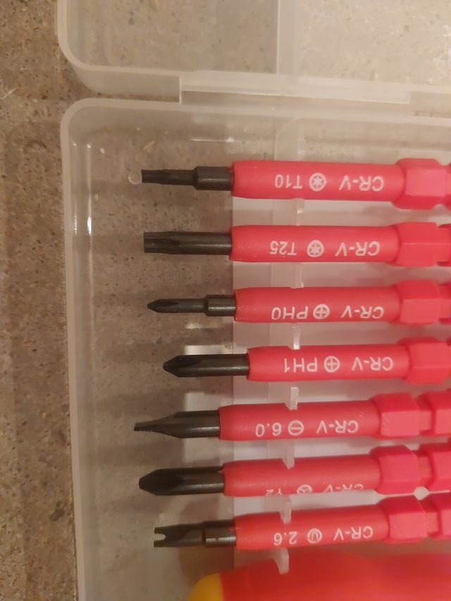 Juego destornilladores 7 uds.