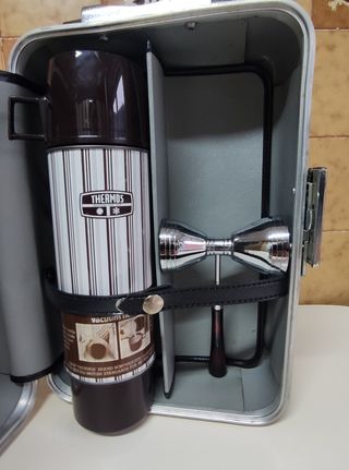 Maletín bar vintage años 70 , retro