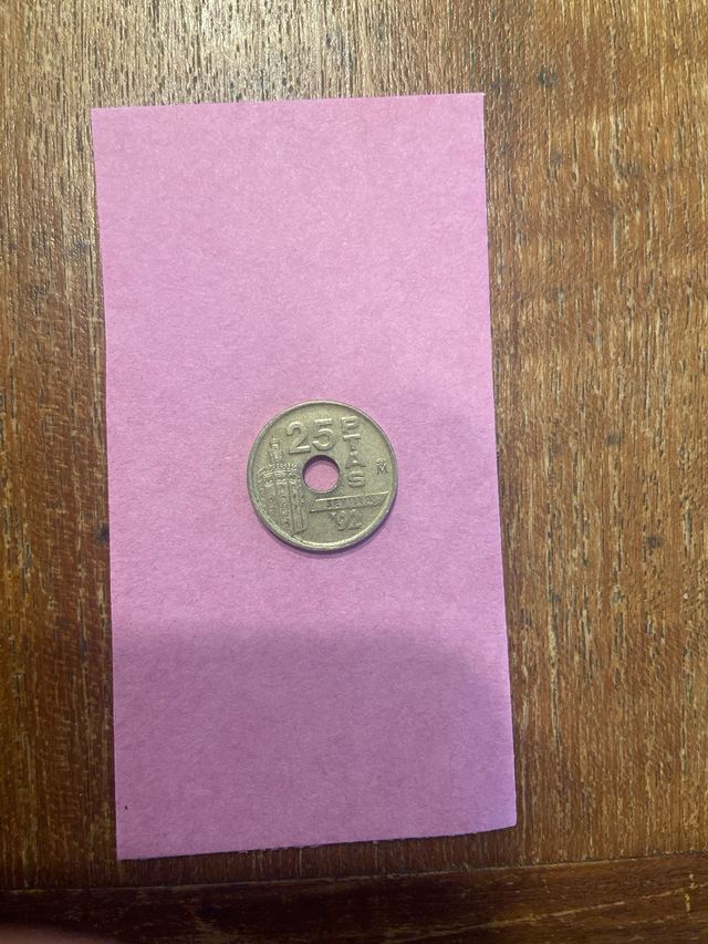 Moneda 25 pesetas España 92