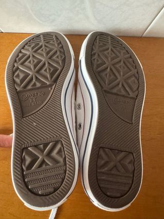 Converse All Star blancas altas